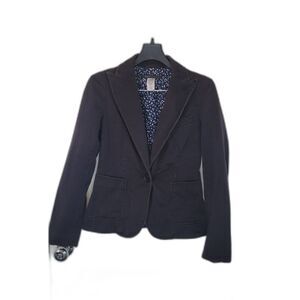 Marc Jacobs Black Floral Liner Blazer Jacket